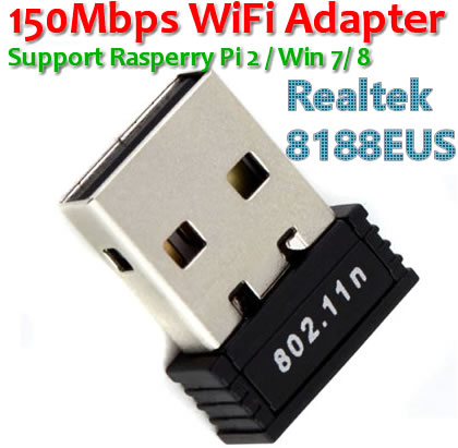 Realtek 8188eus 150 mbps ̴ usb wifi   Ʈũ ī wi-fi  rasperry pi 2   ׳ cd ̹ 